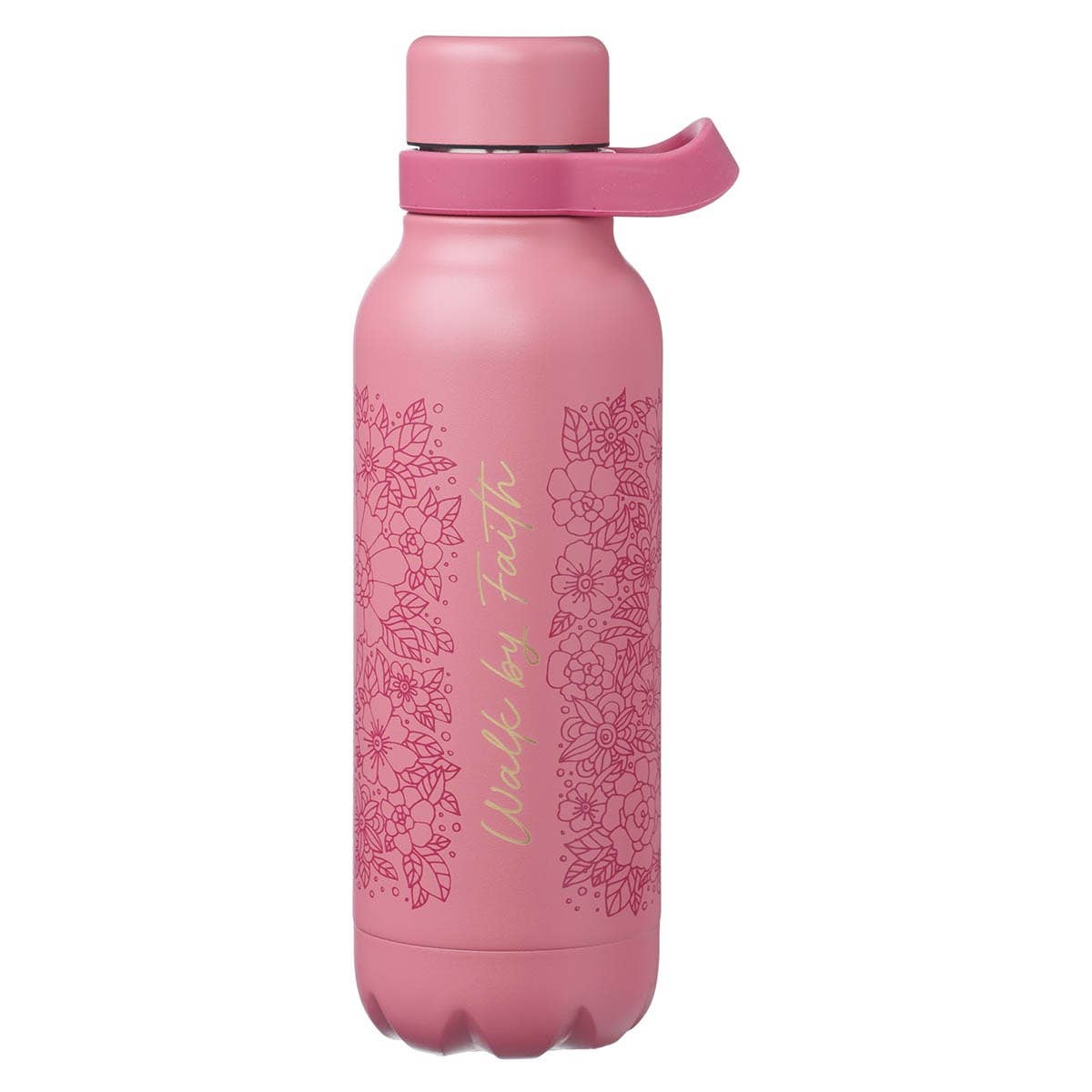 Water Bottle SS Pink Walk by Faith