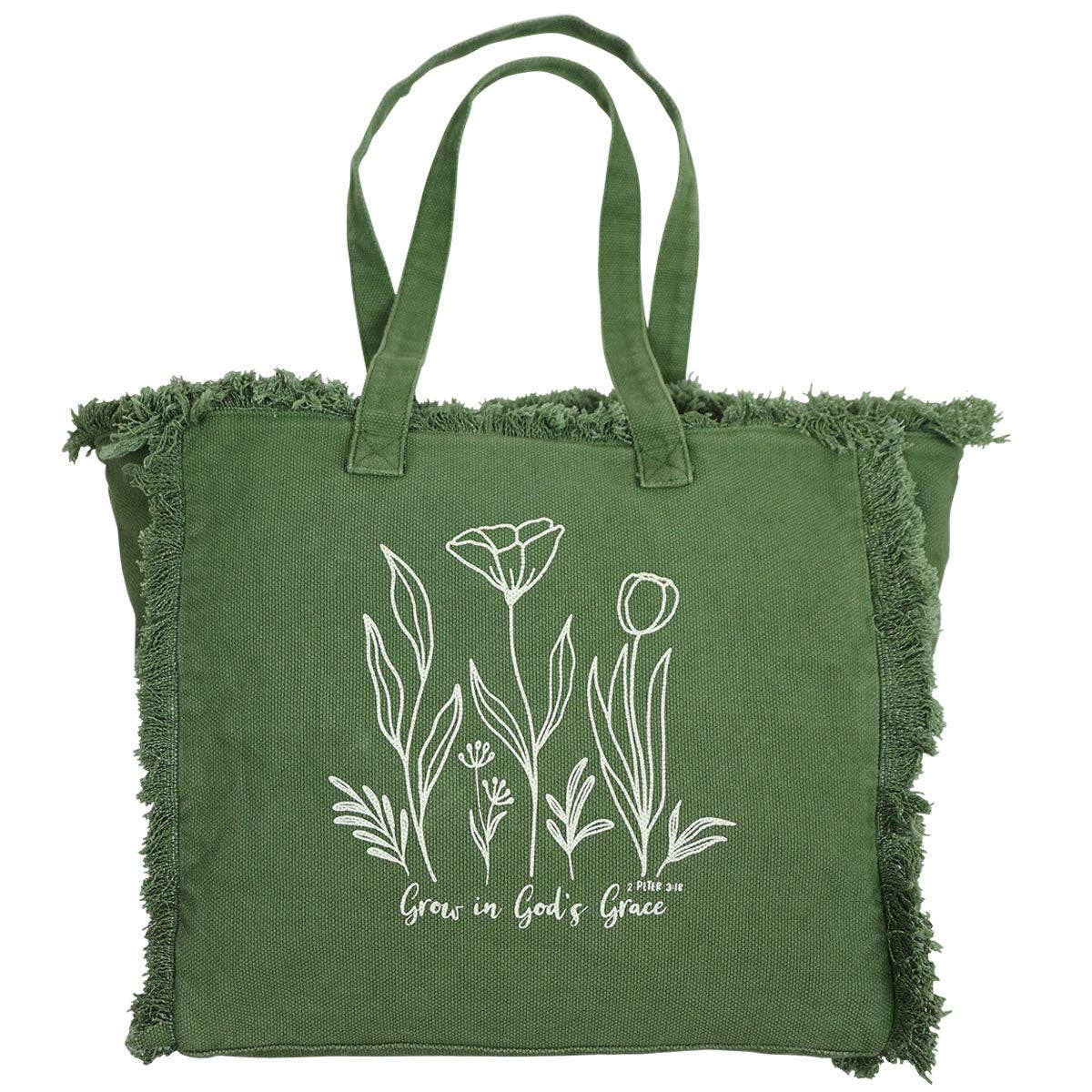 Grace & truth Tote Bag Grow In God's Grace
