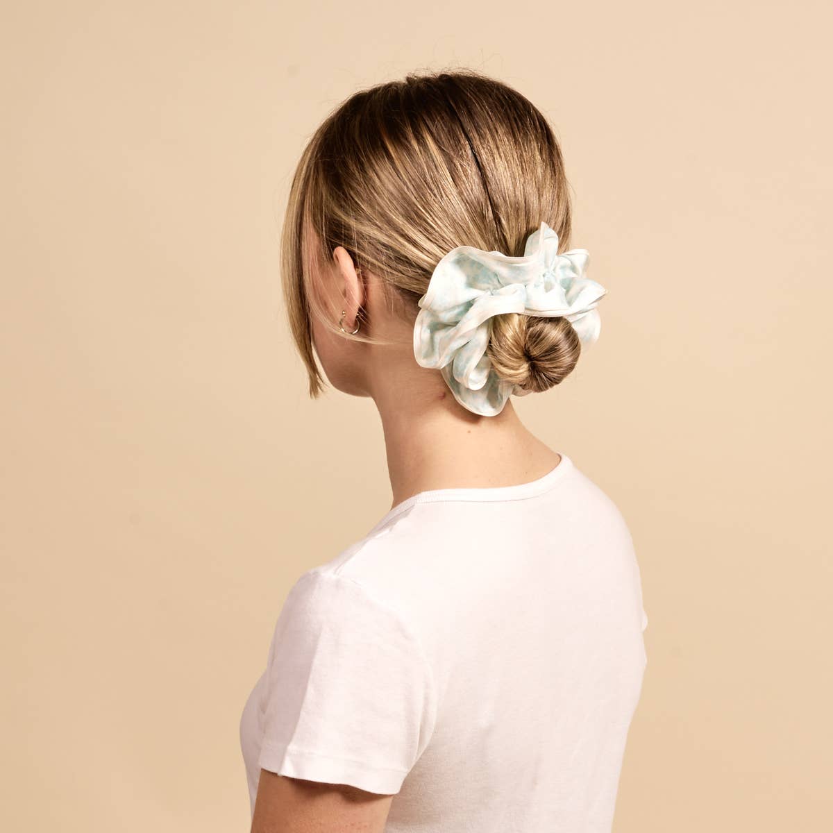 Ruffle Up Scrunchie–Something Blue