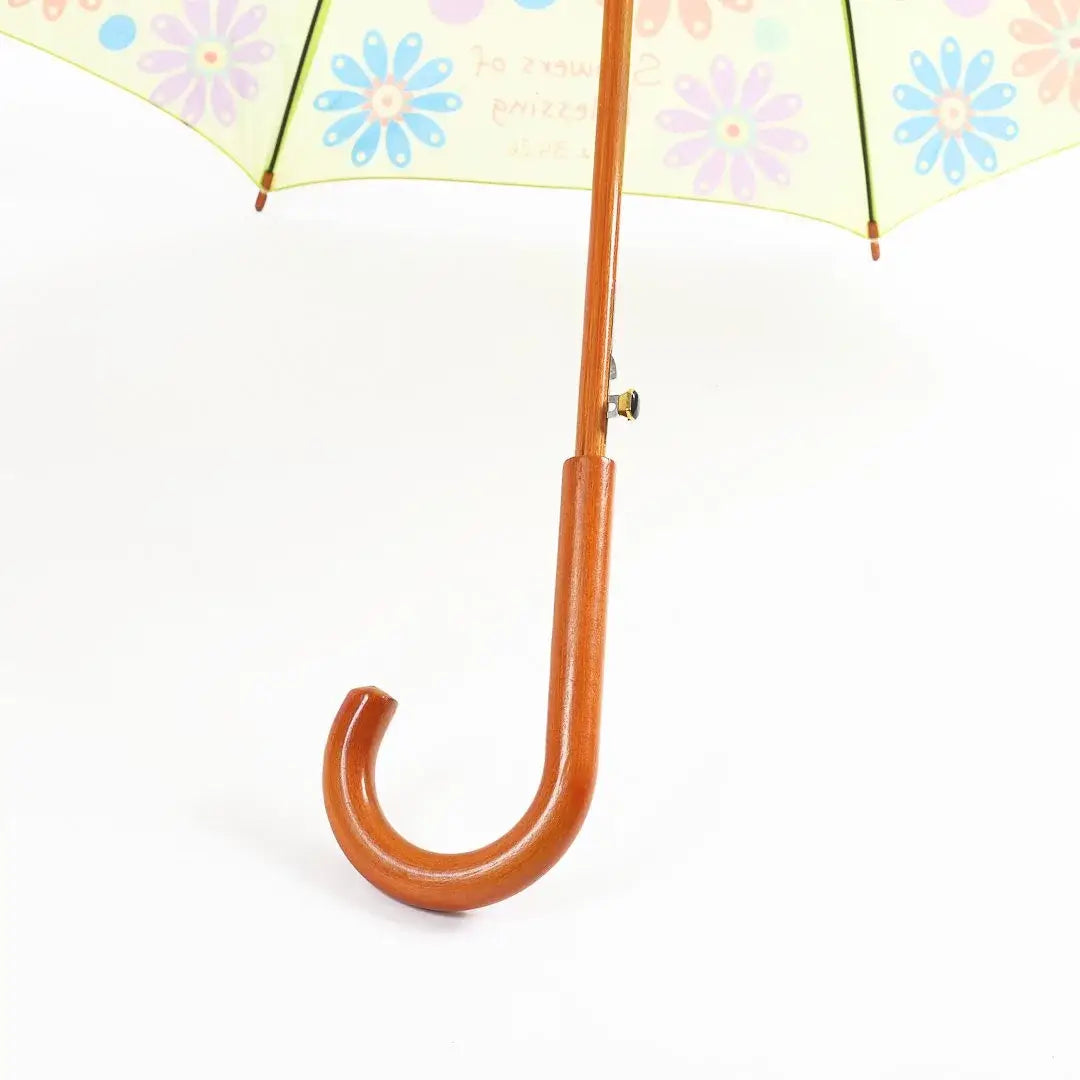 Wooden Stick Umbrella - Showers Of Blessing - Flowers