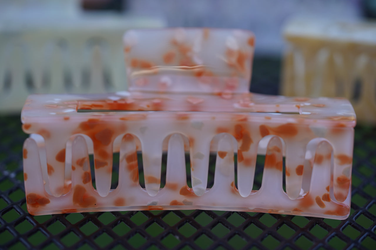 Large acetate Hair Clip Claw