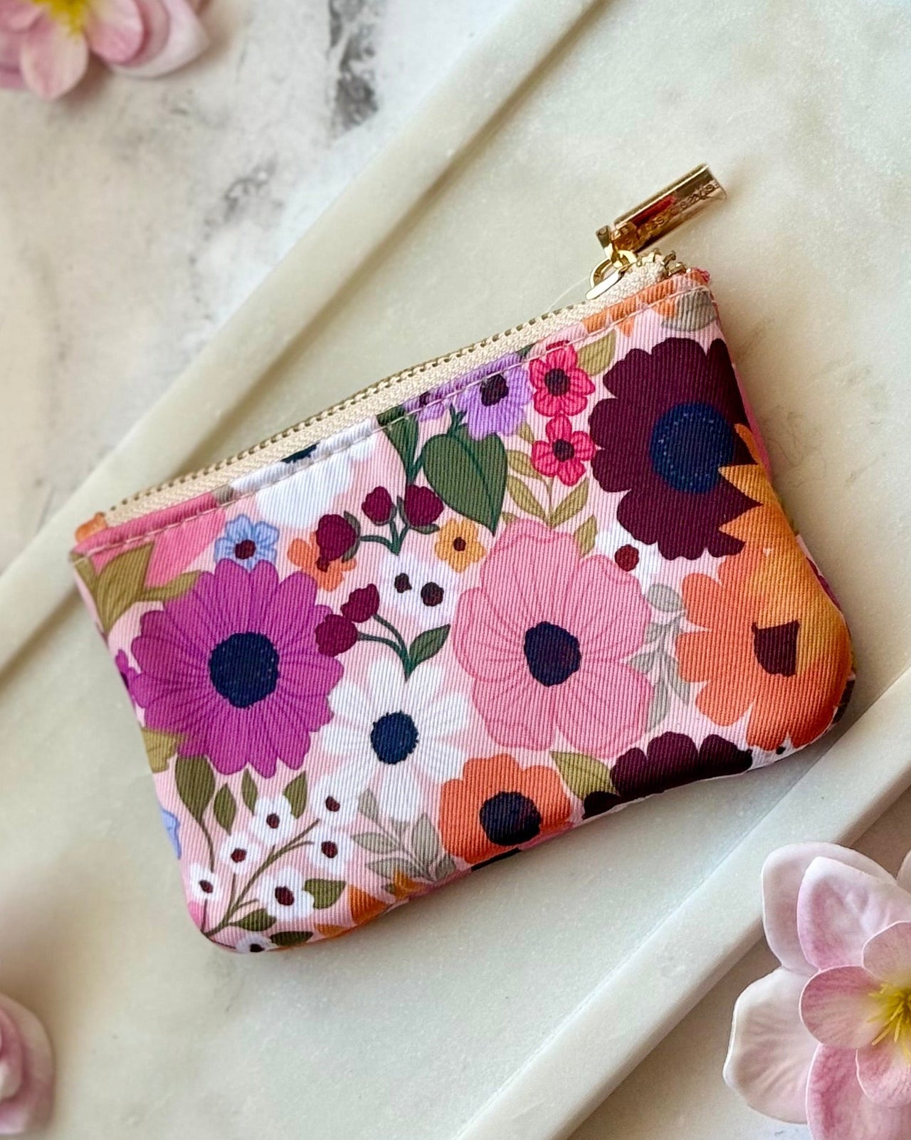 Rainbow Garden Coin Pouch