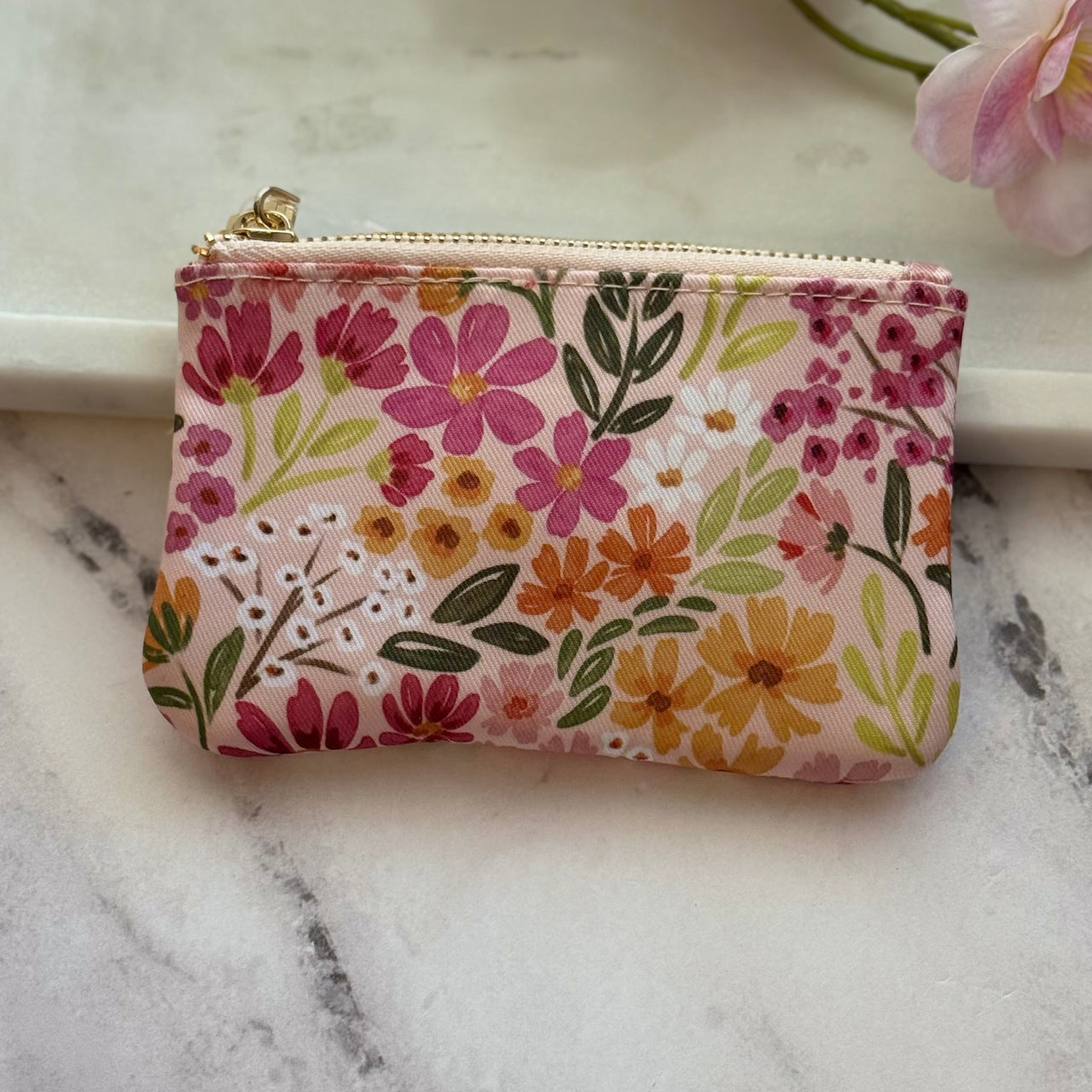 Sunny Poppies Coin Pouch