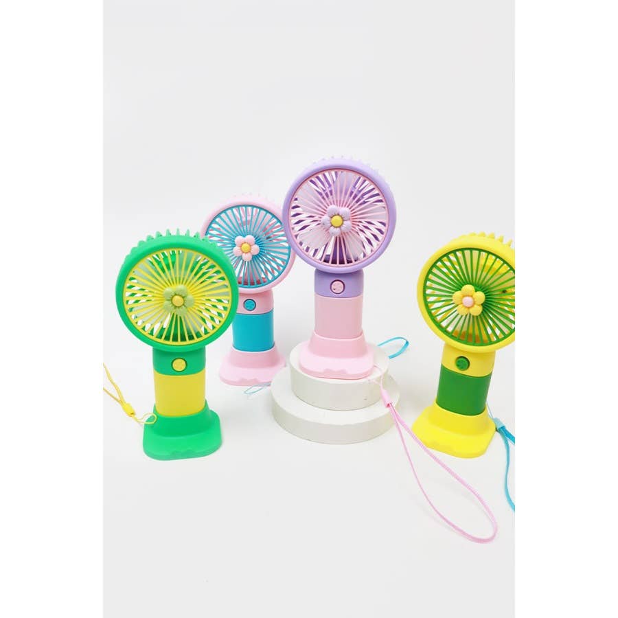 Portable Hand Fan with USB Charger