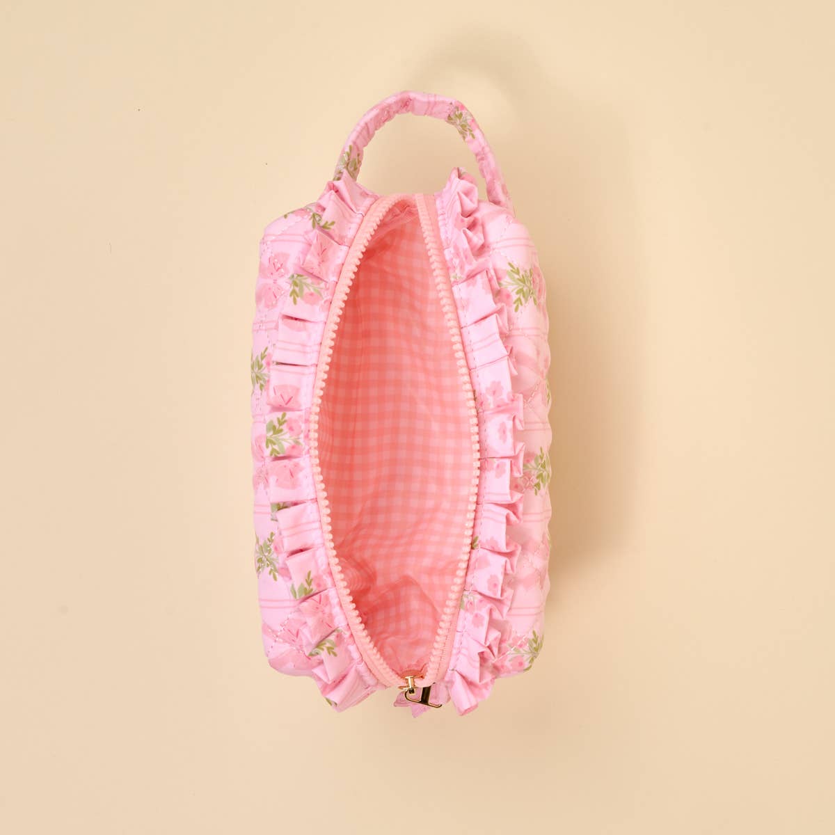 Essentials Quilted Cosmetic Pouch–Oh So Fancy Pink