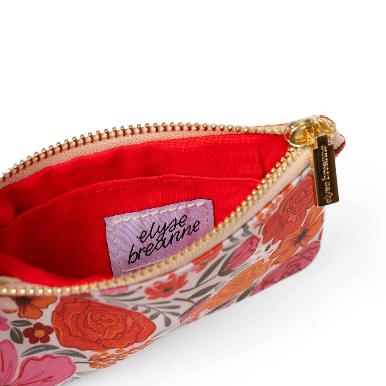 Rosewood Blooms Coin Pouch