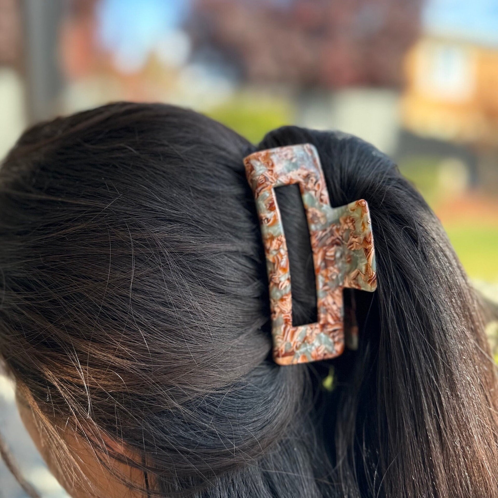 Large acetate Hair Clip Claw