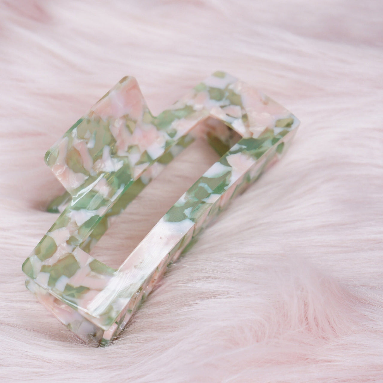 Large acetate Hair Clip Claw