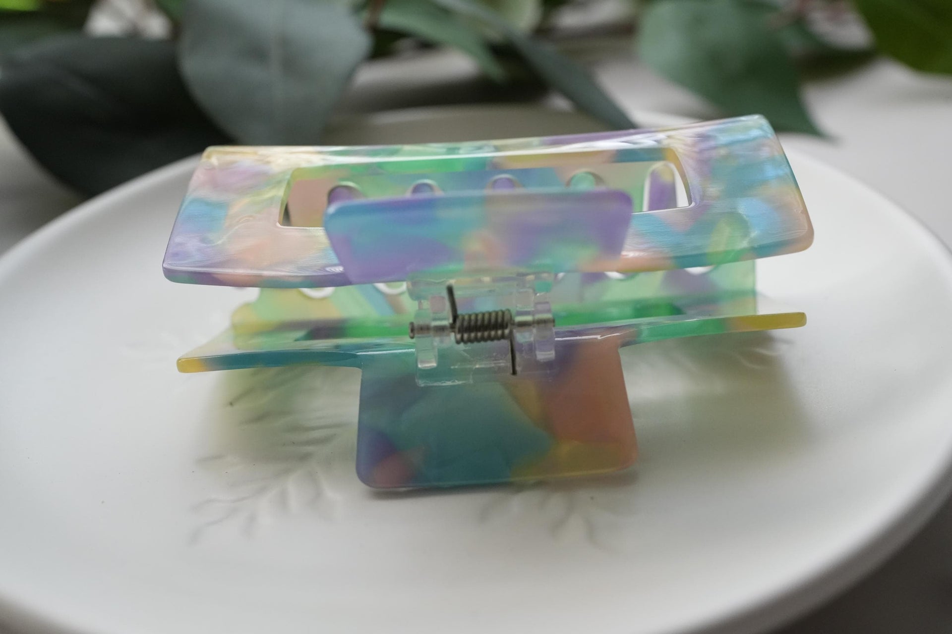 Large acetate Hair Clip Claw