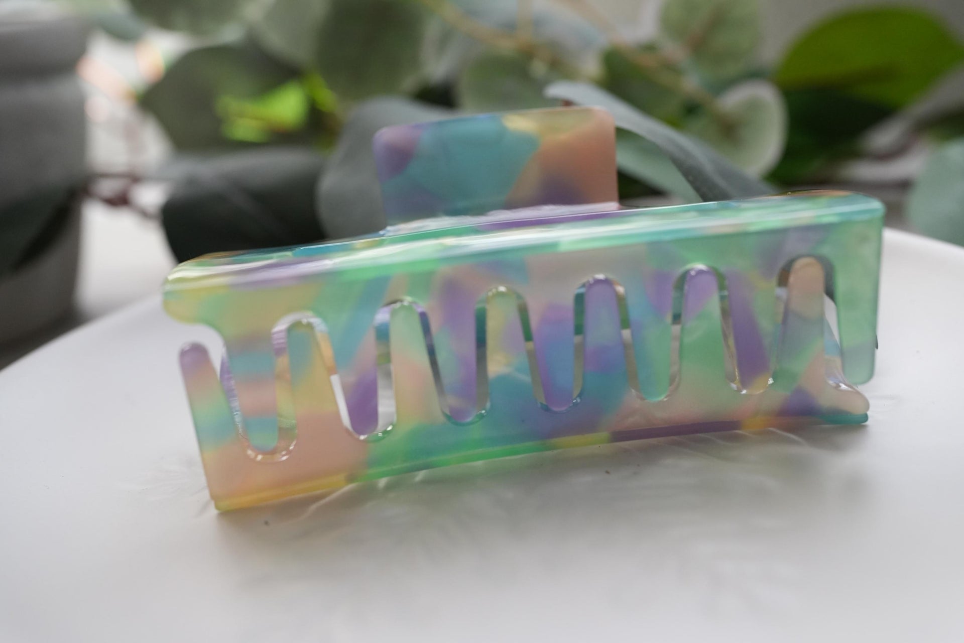 Large acetate Hair Clip Claw