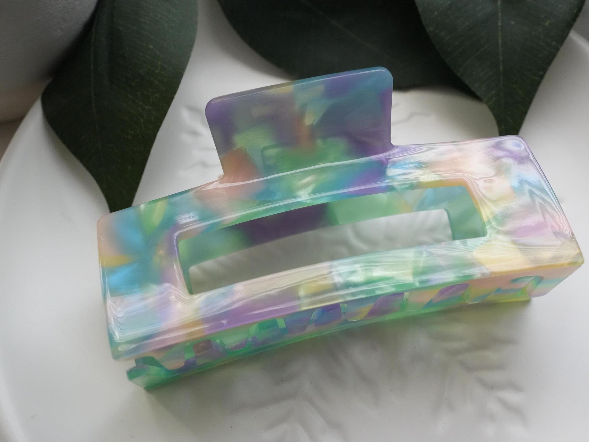 Large acetate Hair Clip Claw