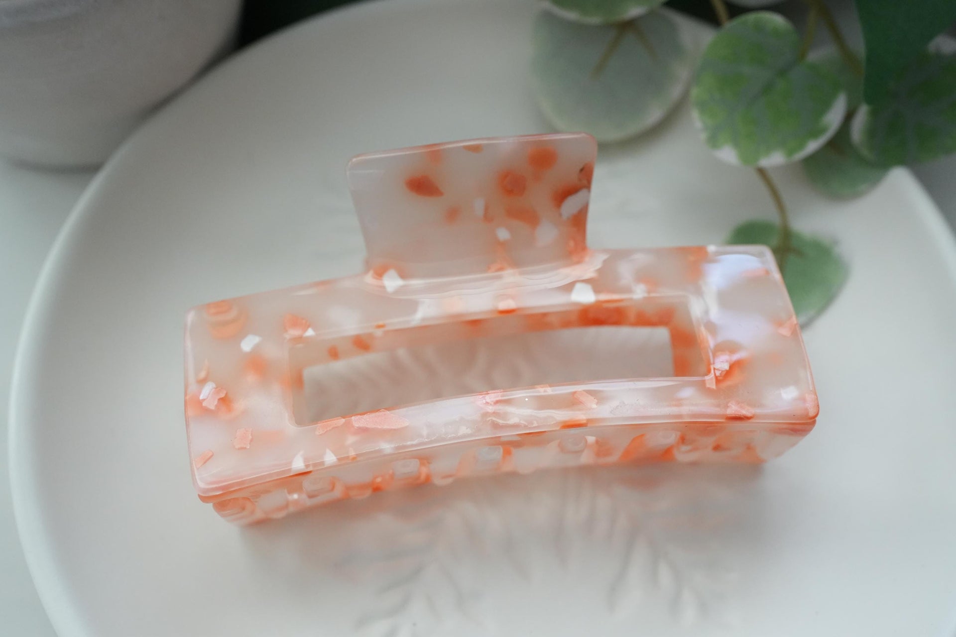 Large acetate Hair Clip Claw