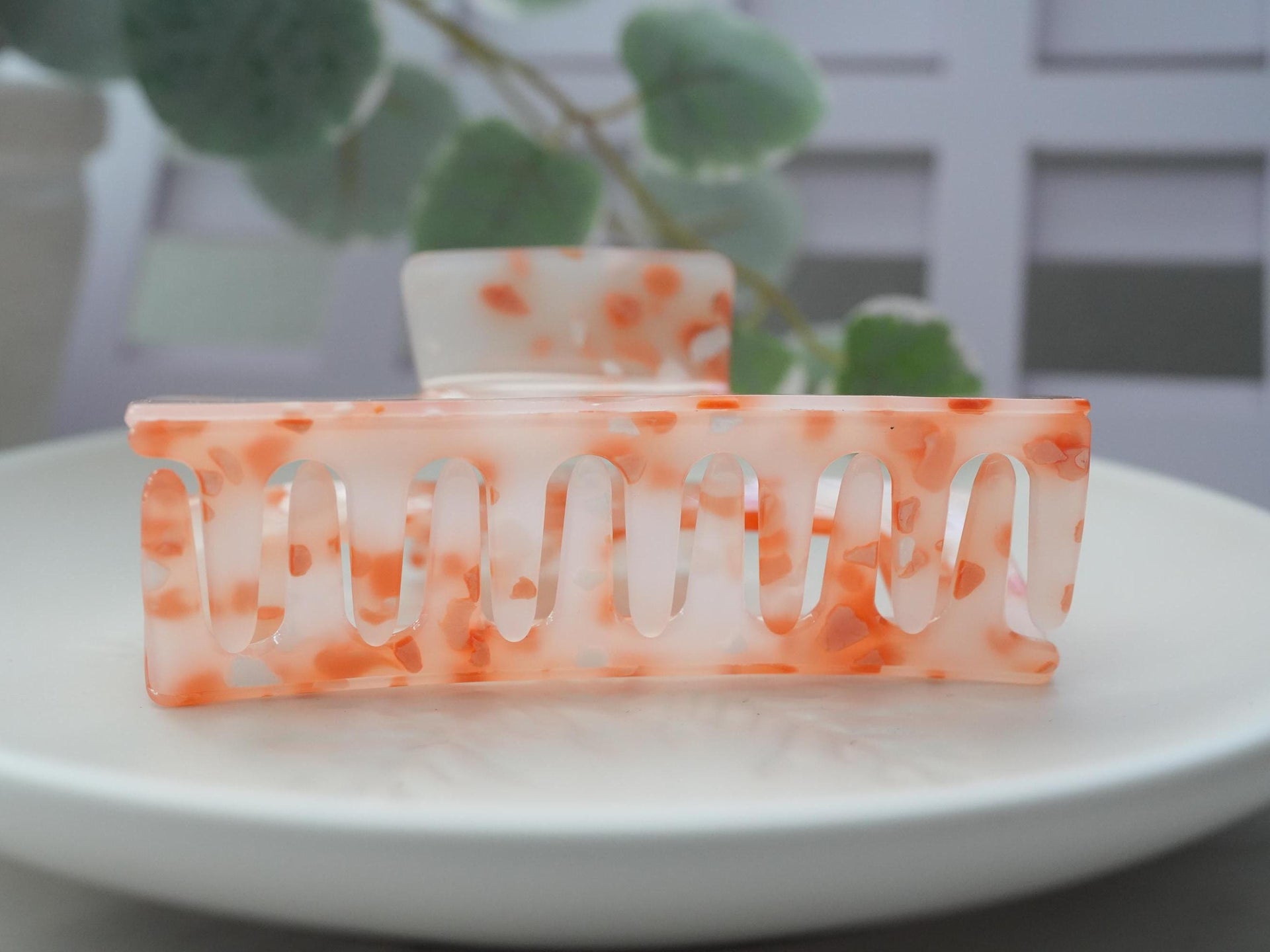 Large acetate Hair Clip Claw