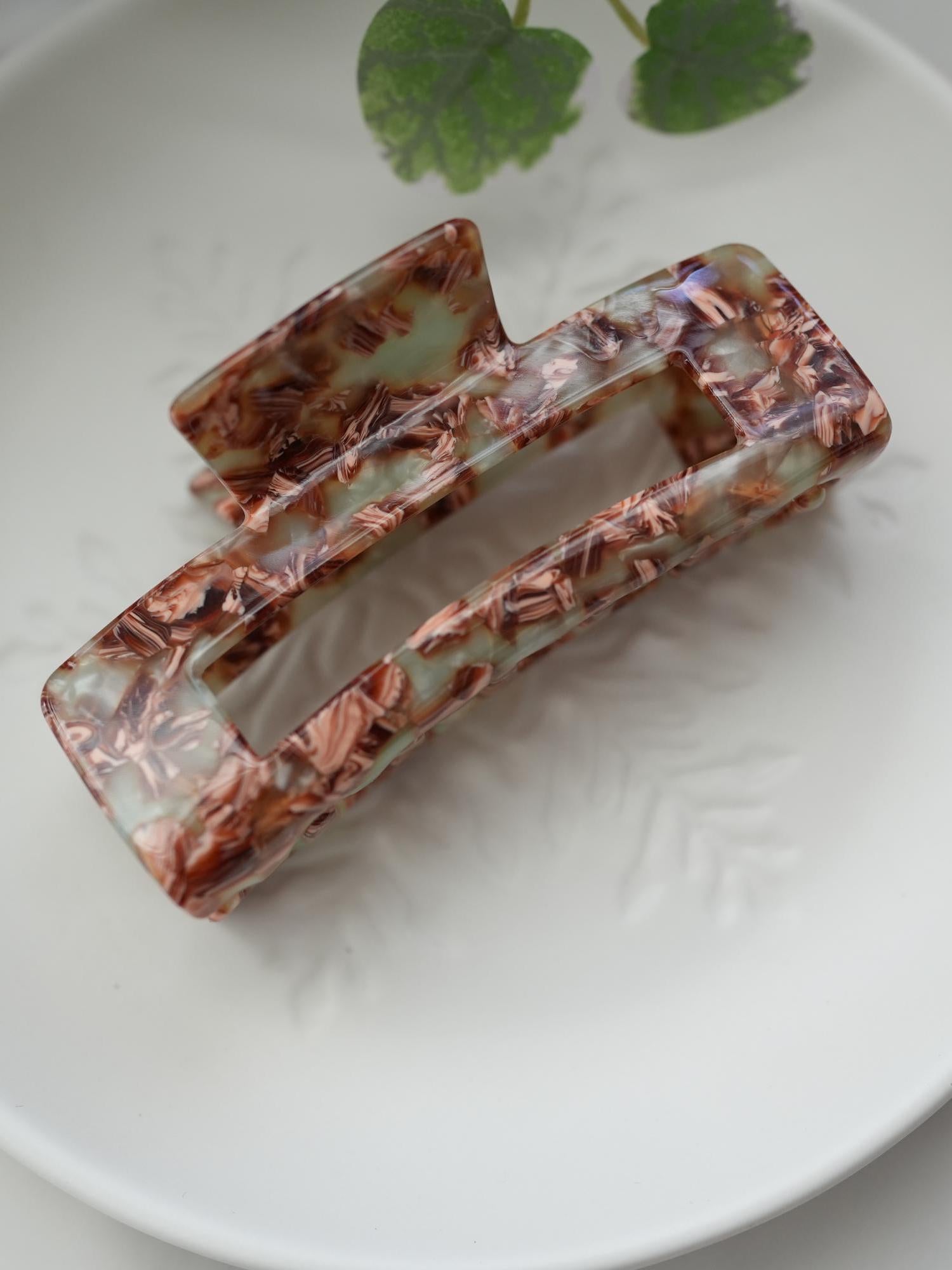 Large acetate Hair Clip Claw