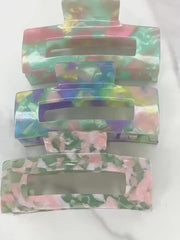 Large acetate Hair Clip Claw